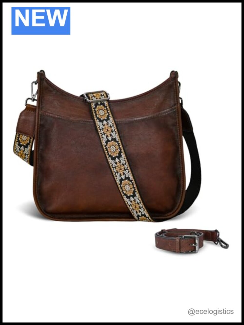 Genuine Leather Crossbody Bag Women's Satchel Shoulder Handbag Purse